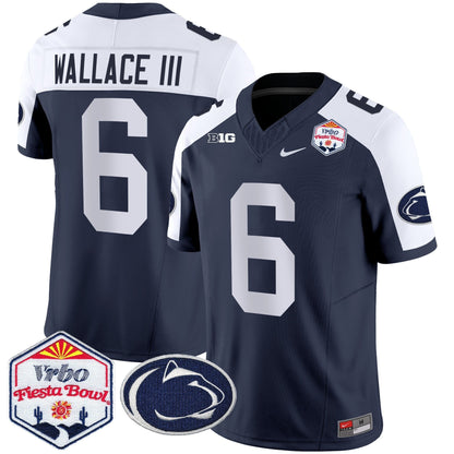 Penn State Nittany Lions 2024 The Fiesta Bowl Patch Vapor Limited Jersey - All Stitched
