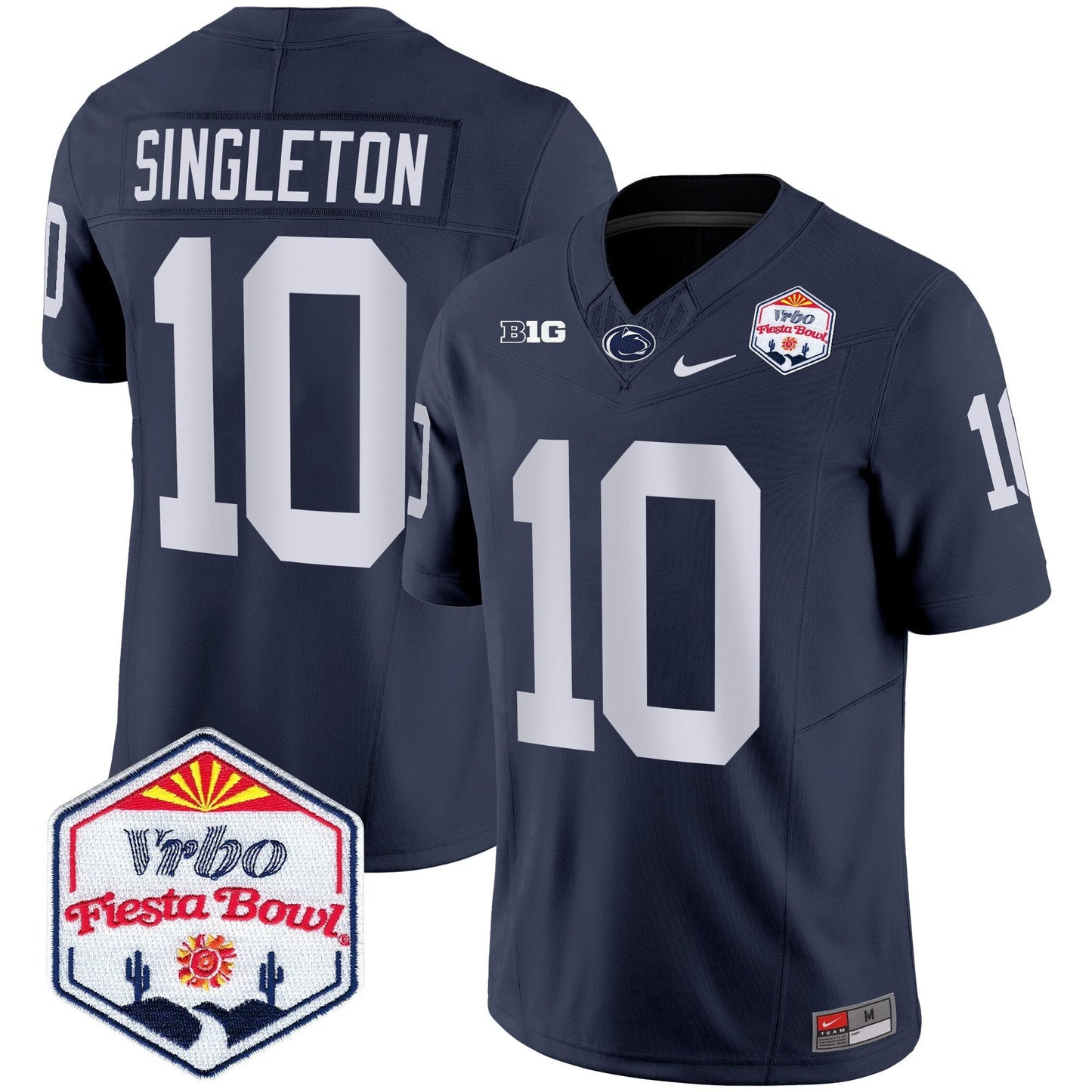 Penn State Nittany Lions 2024 The Fiesta Bowl Patch Vapor Limited Jersey - All Stitched