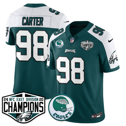 Philadelphia Ealges 2024 NFC East Division Champions Jersey - All Stitched