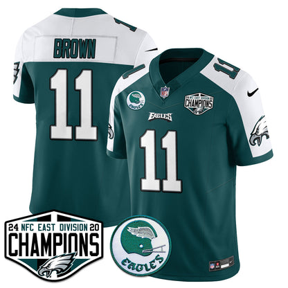 Philadelphia Ealges 2024 NFC East Division Champions Jersey - All Stitched