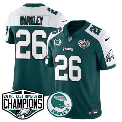 Philadelphia Ealges 2024 NFC East Division Champions Jersey - All Stitched