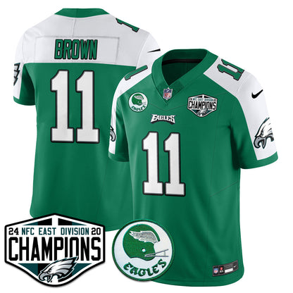 Philadelphia Ealges 2024 NFC East Division Champions Jersey - All Stitched