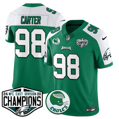 Philadelphia Ealges 2024 NFC East Division Champions Jersey - All Stitched