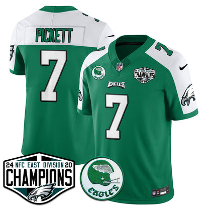 Philadelphia Ealges 2024 NFC East Division Champions Jersey - All Stitched
