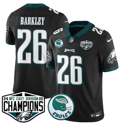 Philadelphia Ealges 2024 NFC East Division Champions Jersey - All Stitched