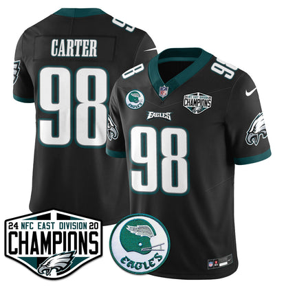 Philadelphia Ealges 2024 NFC East Division Champions Jersey - All Stitched