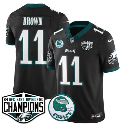 Philadelphia Ealges 2024 NFC East Division Champions Jersey - All Stitched