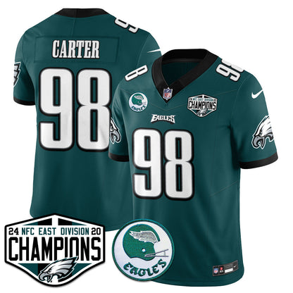 Philadelphia Ealges 2024 NFC East Division Champions Jersey - All Stitched
