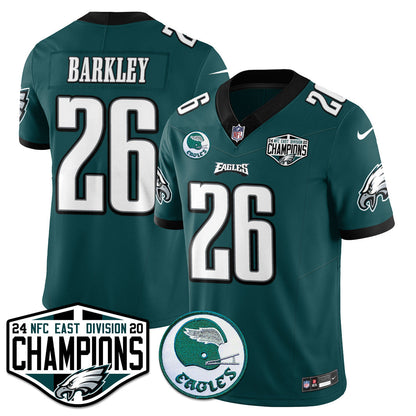 Philadelphia Ealges 2024 NFC East Division Champions Jersey - All Stitched