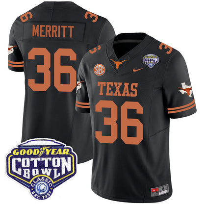 Texas Longhorns 2024 Cotton Bowl Classic Jersey - All Stitched