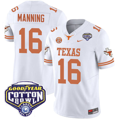 Texas Longhorns 2024 Cotton Bowl Classic Jersey - All Stitched