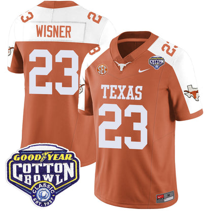 Texas Longhorns 2024 Cotton Bowl Classic Jersey - All Stitched