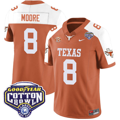 Texas Longhorns 2024 Cotton Bowl Classic Jersey - All Stitched