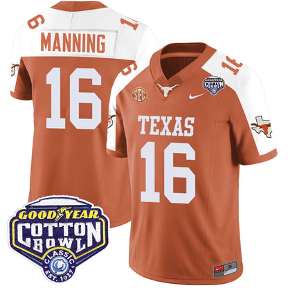 Texas Longhorns 2024 Cotton Bowl Classic Jersey - All Stitched