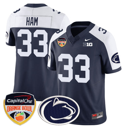 Men's Penn State Nittany Lions 2024 Orange Bowl Jersey - All Stitched