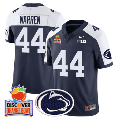 Men's Penn State Nittany Lions 2024 Orange Bowl Jersey N1 - All Stitched