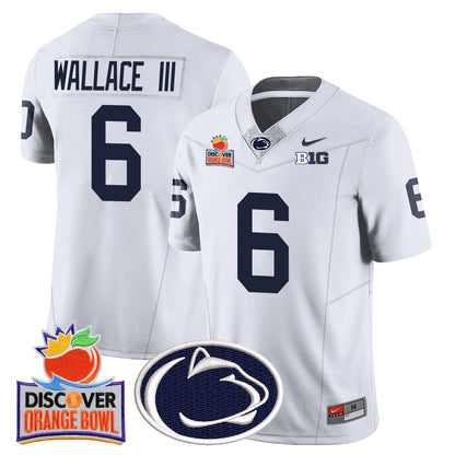 Men's Penn State Nittany Lions 2024 Orange Bowl Jersey N1 - All Stitched