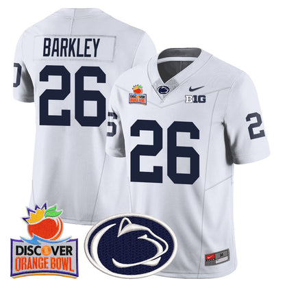 Men's Penn State Nittany Lions 2024 Orange Bowl Jersey N1 - All Stitched
