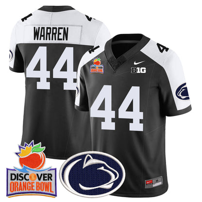 Men's Penn State Nittany Lions 2024 Orange Bowl Jersey N1 - All Stitched