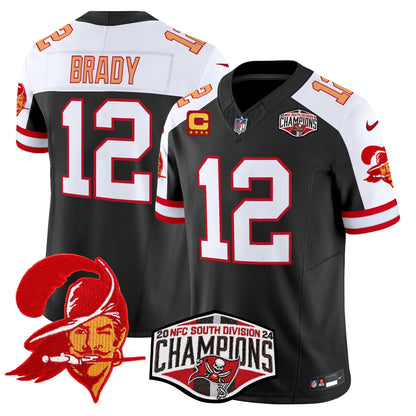 Tampa Bay Buccaneers Throwback 2024 NFC South Division Champions Patch Vapor Limited Jersey - All Stitched