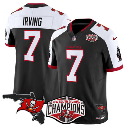 Buccaneers 2024 NFC South Division Champions Patch Vapor Limited Jersey - All Stitched