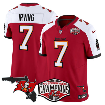 Buccaneers 2024 NFC South Division Champions Patch Vapor Limited Jersey - All Stitched