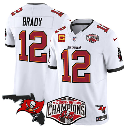 Buccaneers 2024 NFC South Division Champions Patch Vapor Limited Jersey - All Stitched