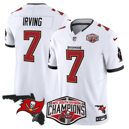 Buccaneers 2024 NFC South Division Champions Patch Vapor Limited Jersey - All Stitched