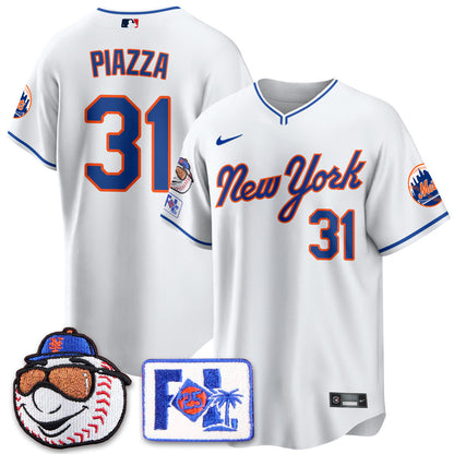Men's New York Mets Blue Road 2025 Spring Training Jersey - All Stitched
