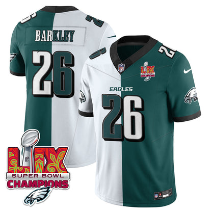 Men's Philadelphia Eagles Super Bowl LIX Champions Gold Vapor Limited Jersey - All Stitched