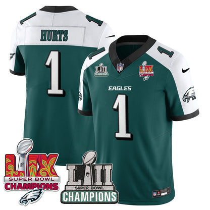 Men's Philadelphia Eagles LII-LIX Super Bowl Champions Vapor Limited Jersey - All Stitched