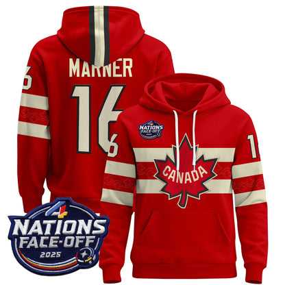 Men's Canada 4 Nations Face-Off 2025 Pullover Hoodie V2 - All Stitched