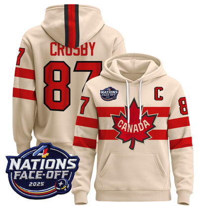 Men's Canada 4 Nations Face-Off 2025 Pullover Hoodie V2 - All Stitched