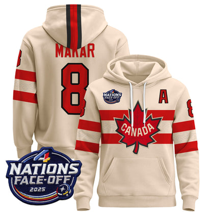 Men's Canada 4 Nations Face-Off 2025 Pullover Hoodie V2 - All Stitched