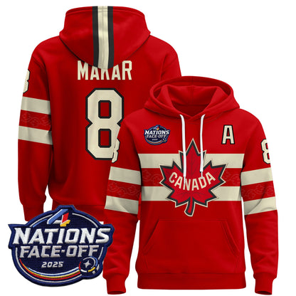 Men's Canada 4 Nations Face-Off 2025 Pullover Hoodie V2 - All Stitched