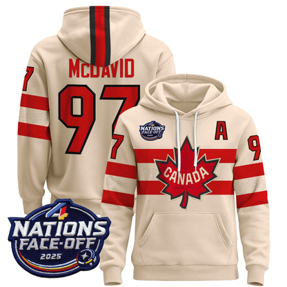 Men's Canada 4 Nations Face-Off 2025 Pullover Hoodie V2 - All Stitched