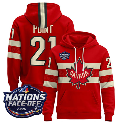 Men's Canada 4 Nations Face-Off 2025 Pullover Hoodie V2 - All Stitched