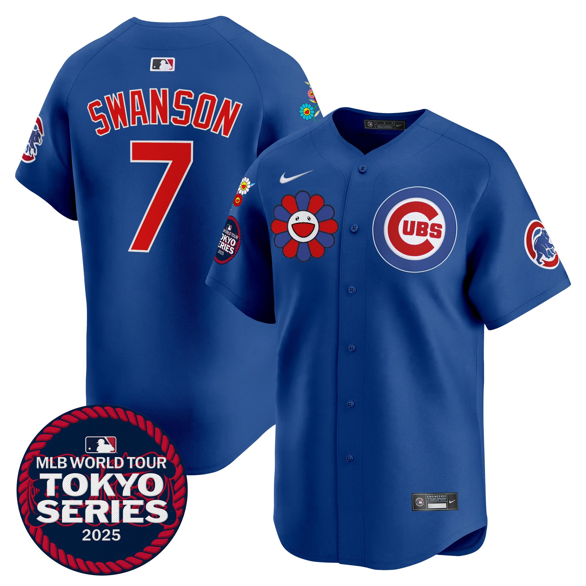 Men's Chicago Cubs Tokyo Series 2025 Vapor Premier Limited Jersey - Stitched