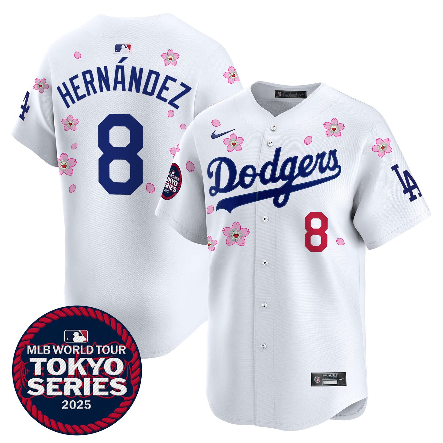 Men's Dodgers Tokyo Series 2025 Vapor Premier Limited Jersey - Stitched