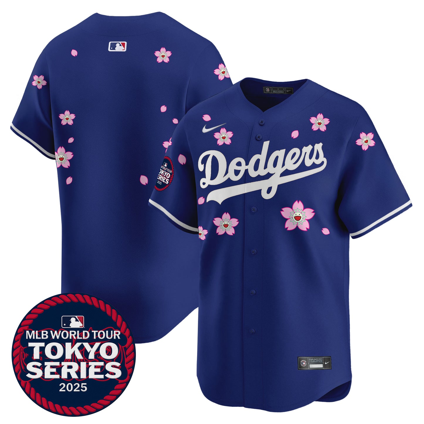 Men's Dodgers Tokyo Series 2025 Vapor Premier Limited Jersey - Stitched