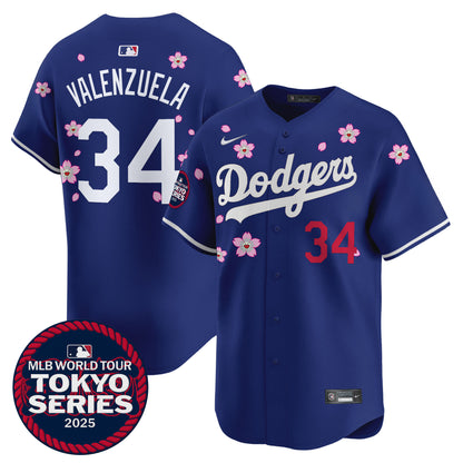 Men's Dodgers Tokyo Series 2025 Vapor Premier Limited Jersey - Stitched