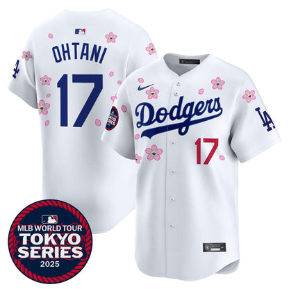 Men's Dodgers Tokyo Series 2025 Vapor Premier Limited Jersey - Stitched