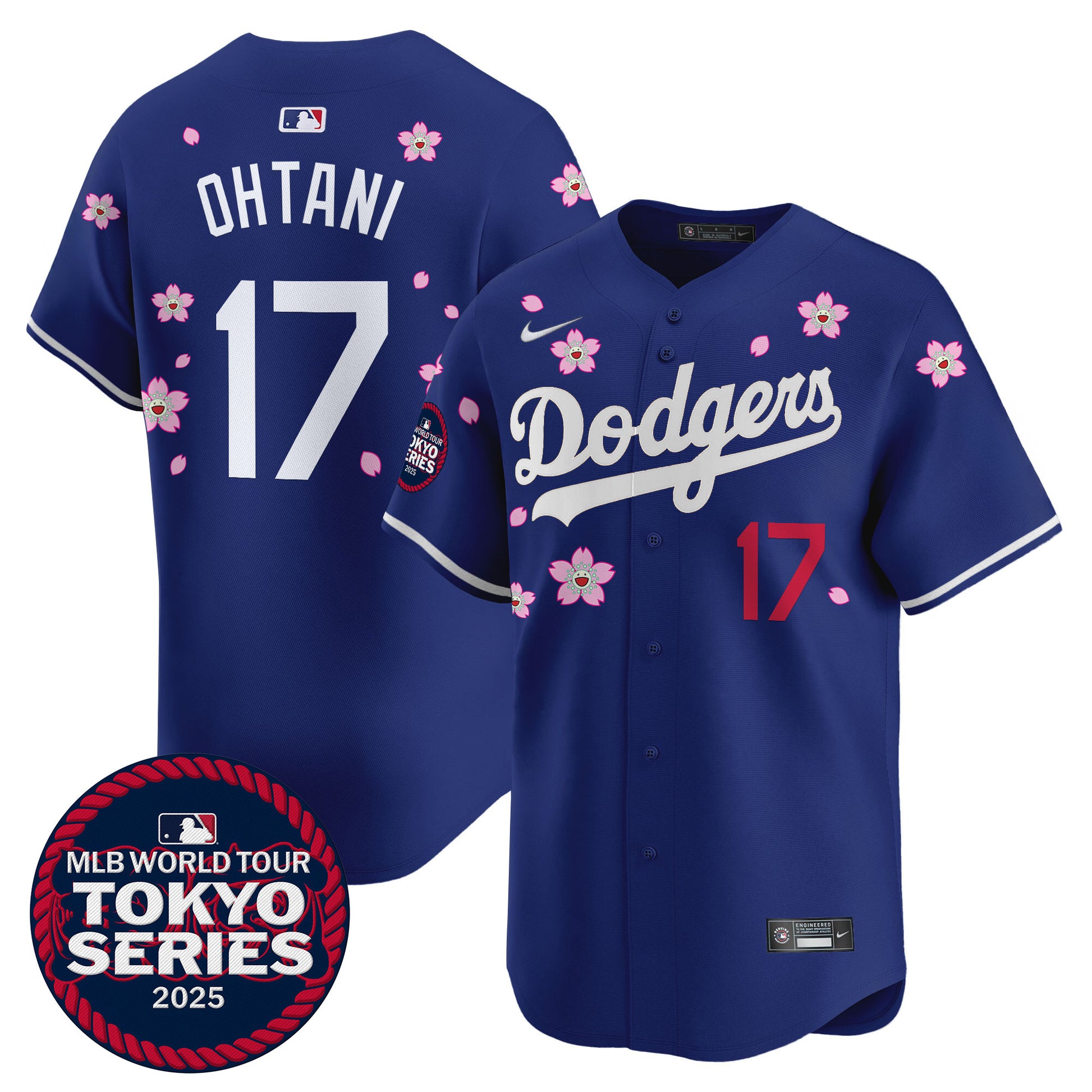 Men's Dodgers Tokyo Series 2025 Vapor Premier Limited Jersey - Stitched