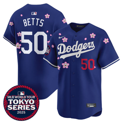 Men's Dodgers Tokyo Series 2025 Vapor Premier Limited Jersey - Stitched