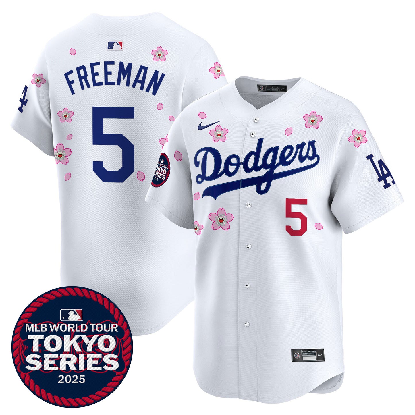 Men's Dodgers Tokyo Series 2025 Vapor Premier Limited Jersey - Stitched