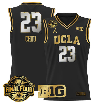 Men's Size - UCLA Bruins 2025 Big Ten Women's Final Four Patch Lightweight Basketball Jersey - All Stitched