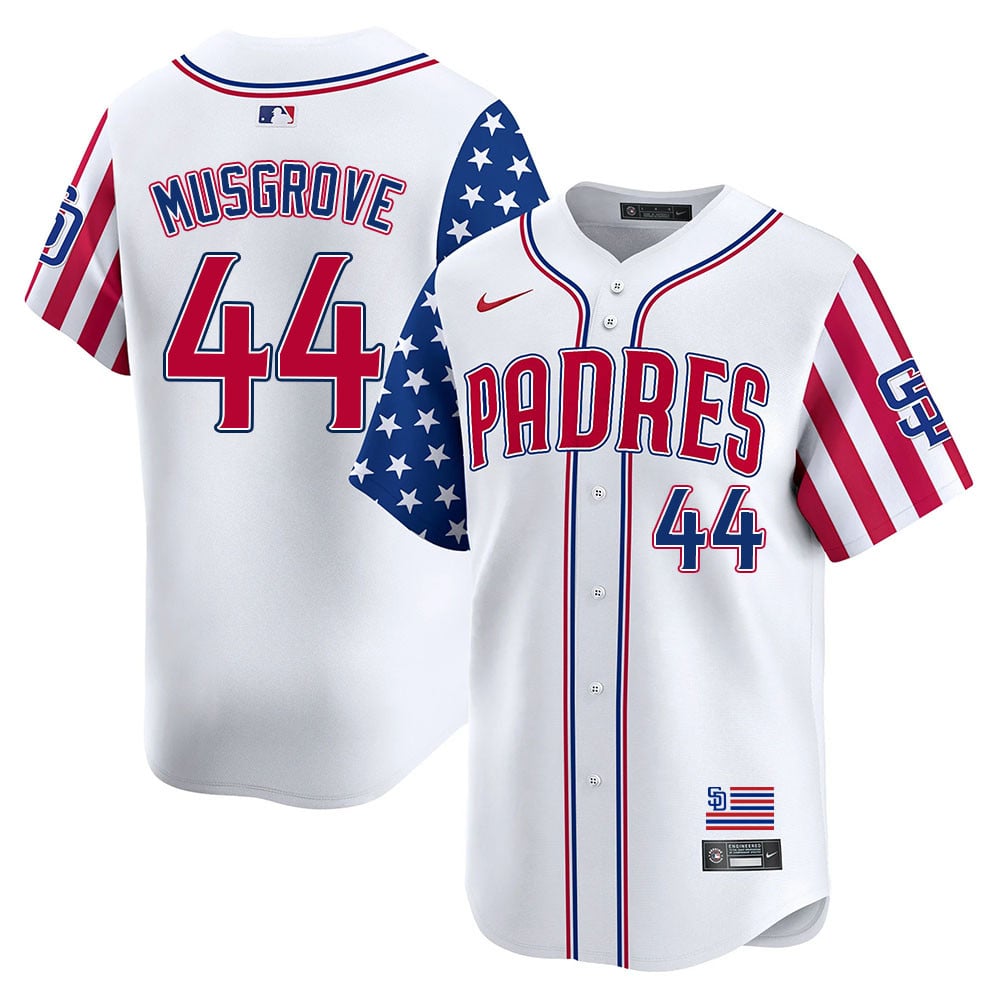 Men's San Diego Padres Independence Day Jersey - All Stitched