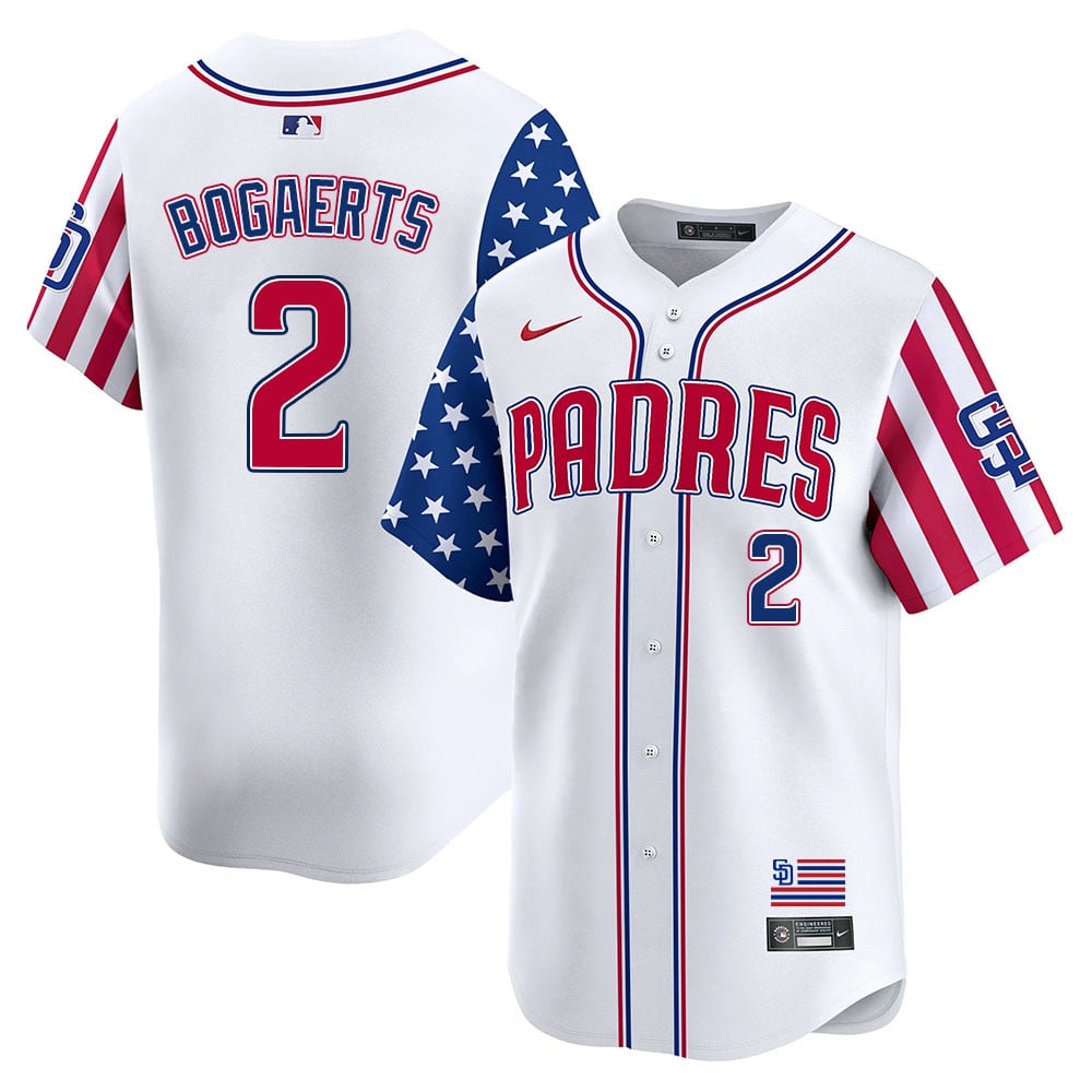 Men's San Diego Padres Independence Day Jersey - All Stitched