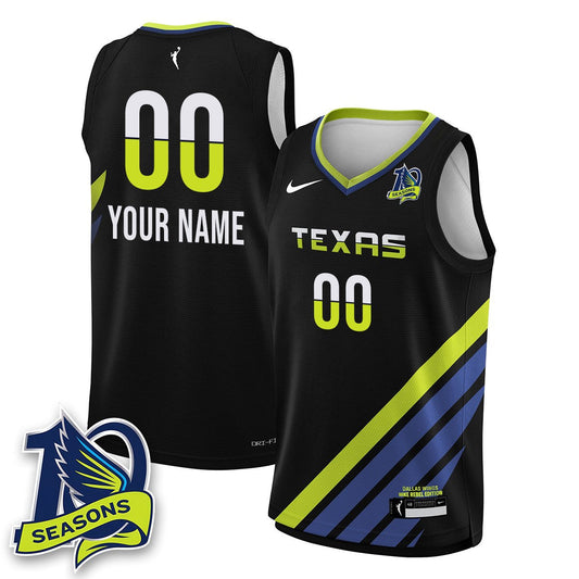 Custom Gender/Name Dallas Wings 2025 Limited Jersey - All Stitched