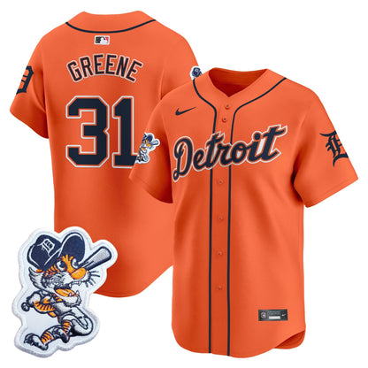 Detroit Tigers Paws Patch Vapor Premier Limited Jersey - All Stitched